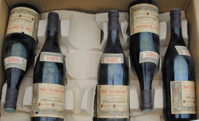 null 11 bout NUITS LES VAUCRAINS MISSEREY 1982 (NTLB, ETIQ LEG TACHEES)