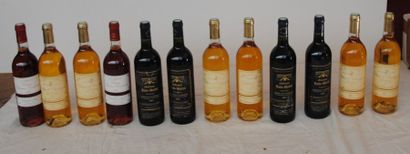 null 12 bout 4 CHT BOIS DALOT BDX SUP 1995, 2 CLAIRET CHT VALENTIN 1997, 6 CERONS...