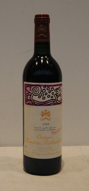 null 1 bout CHT MOUTON ROTHSCHILD 1988