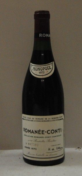 null 1 bout ROMANEE CONTI 1972 EXC