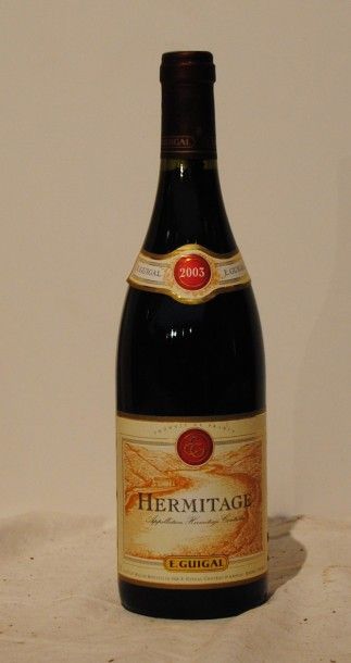 null 6 bout HERMITAGE ROUGE GUIGAL 2003