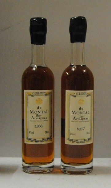 null 2 flac DE 20CL BAS ARMAGNAC DE MONTAL 1967, 1968