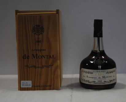 null 1 bout BAS ARMAGNAC DE MONTAL 1950 (coffret bois)