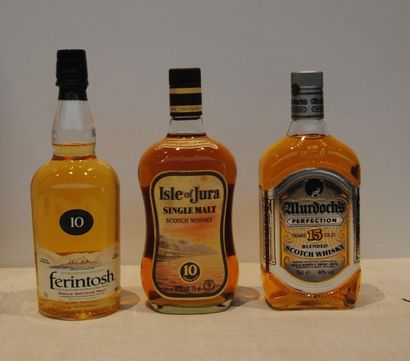 null 3 BTS 1 ISLE OF JURA 10 ANS, 1 FERINTOSH 10 ANS, 1 MURDOCH'S 15 ANS