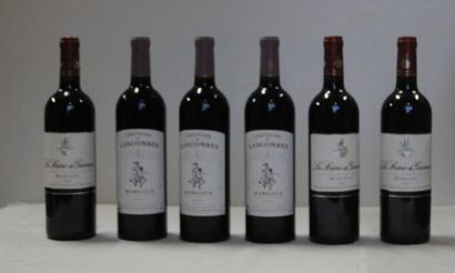 null 6 bout 3 CHEVALIER DE LASCOMBES MARGAUX 2012, 3 SIREN DE GISCOURS MARGAUX 2...