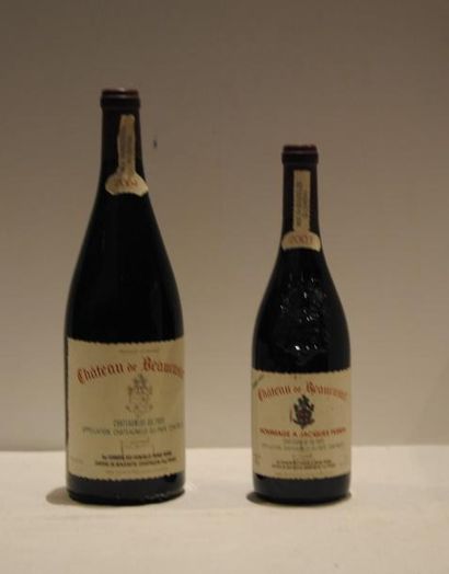 null 2 flac 1 mag CDP BEAUCASTEL 2004 ROUGE, 1 BOUT CDP BEAUCASTEL HOMMAGE A JACQUES...