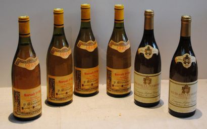 null 6 bout 2 MEURSAULT PERRIERES LOUIS GIRAUD 2002, 4 MEURSAULT PARUZOT P. MISSEREY...