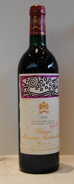 null 1 bout CHT MOUTON ROTHSCHILD 1988