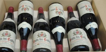 null 12 bout NUITS LES CAILLES MISSEREY 1986 (NLB, ETIQ LEG TACHEES)