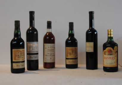 null 5 bout 1 VDN MAS AMIEL 1998, 1/1996, 1/1997, 1 RIVESALTES GRANDE RESERVE "LES...