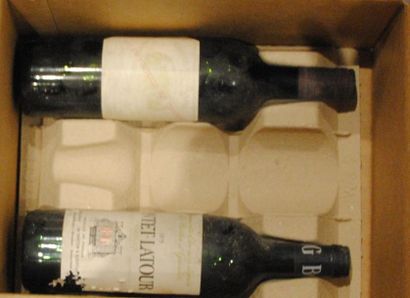 null 2 bout 1 CHT PONTET LATOUR 1975, 1 CHT MARGAUX 1975