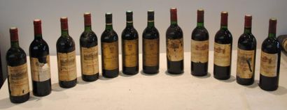 null 12 bout 3 MARQUIS DE SAINT ESTEPHE 1985, 4 CHT DU TERREY HAUT MEDOC 1983, 4...