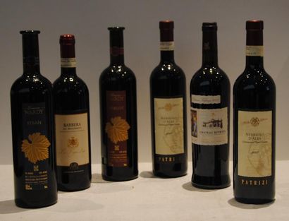 null 6 bout 2 NEBBIOLO D'ALBA 2007, 1 BARBERA DEL MONFERRATO 2008, 3 VIN DU LIBAN...