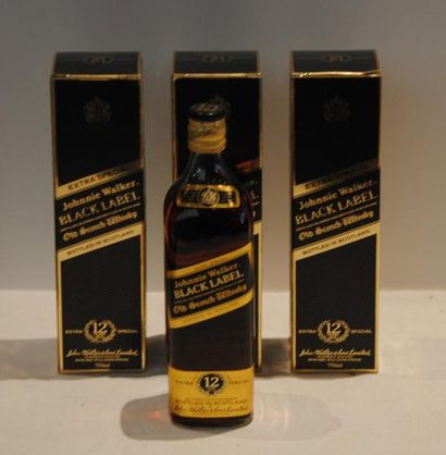 null 3 bout WHISKIES JOHNNY WALKER BLACK LABEL