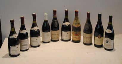 null 10 bout 3 POMMARD 1ER CRU 1986 COMTE ETIENNE, 2 SAINT JOSEPH DELAS 1989, 1 CHARMES...