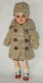 null Petite poupée de type BLEUETTE de la SFBJ avec tête en carton moulé, taille...