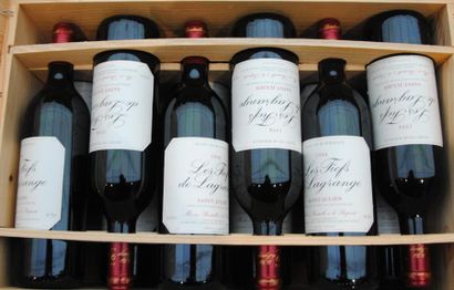 12 bouteilles Fiefs de Lagrange Saint Julien...