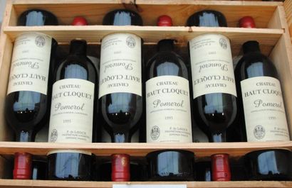 null 12 bouteilles Château Haut Cloquet Pomerol 1995 CB