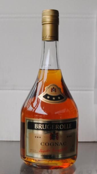 null 6 bouteilles de Cognac Brugerolles 3 étoiles 