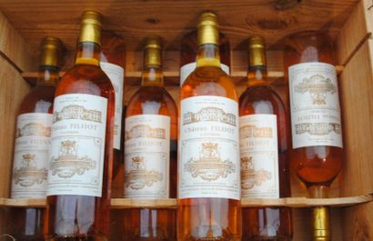 null 8 bouteilles Château Filhot Sauternes 1990