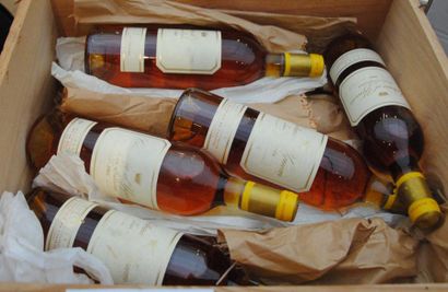 null 5 bouteilles Château d'Yquem Sauternes 1985 