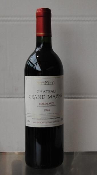 null 24 bouteilles Château Grand Mayne Bordeaux 1994