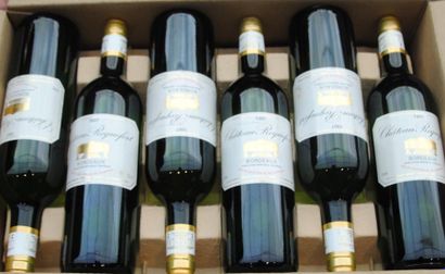 null 24 bouteilles Château Roquefort blanc Bordeaux 1997