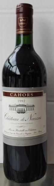 null 16 bouteilles Château de Nauzes Cahors 1992