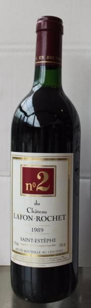 null 12 bouteilles Numéro 2 de Lafon Rochet 1989