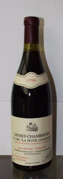 null 12 bouteille de Gevrey Chambertin La Petite Chapelle 1990