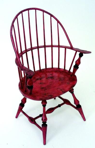 Joli fauteuil anglais ancien en bois fin,...