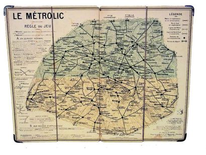 null «STRATEGIC METRO» jeu du Métropolitain avec plateau et notice
Format: 33x21....