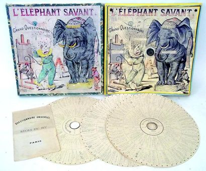 null «L'Eléphant savant» Jeu de questions- réponses avec 10 disques interchangeables
Format...