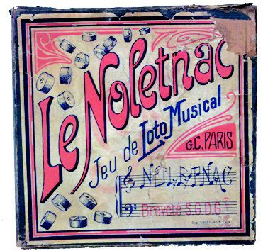 null «Le NOLETNAC» jeu de Loto Musical '(marque GC) avec 18 cartons et pions réversibles...
