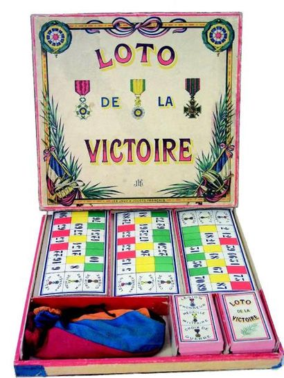 null «Loto de la Victoire» Fabrication française de la société des Jeux et jouets...
