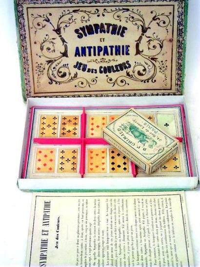 null «Sympathie et Antipathie» jeu en cartonnage de fabrication française de la maison...