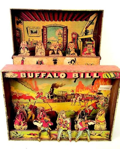null “La Noce au Village” (autre version, état moyen) + “Buffalo Bill”, jeu de tir...