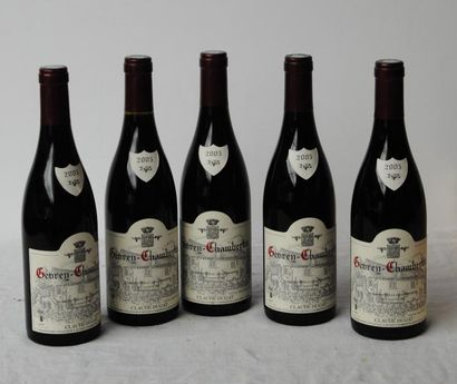 null 5 bout GEVREY CHAMBERTIN DOMAINE CLAUDE DUGAT 2005