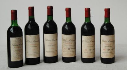 null 6 bout CHT MAUCAMPS HAUT MEDOC 1/1978 ( deb ep), 3/1982 (NLB), 2/1986 (etiq...