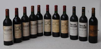 null 11 bout 2 CHT LA LAGUNE 1986, 2/1993, 2 CHT LAFON ROCHET 1990, 1 CHT D'ISSAN...