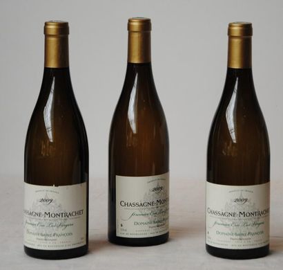 null 3 bout CHASSAGNE MONTRACHET 1ER CRU "LES VERGERS" FRANCOIS LEQUIN 2009