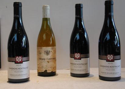 null 4 bout 1 PULIGNY MONTRACHET LES DEMOISELLES FRANCOIS COLIN 1989 (ETIQ TACHEES...