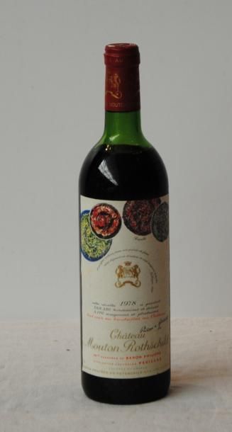 null 1 bout CHT MOUTON ROTHSCHILD 1978 ( deb ep)