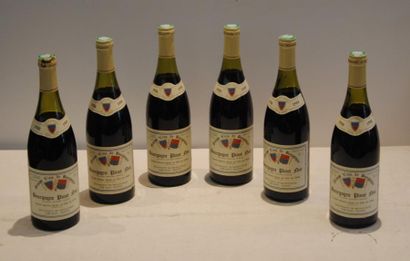 null 6 bout BOURGOGNE PINOT NOIR 1988 GROUPEMENT DES PRODUCTEURS 71390 BUXY (4CM...