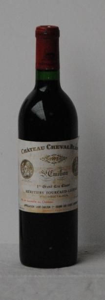 null 1 bout CHT CHEVAL BLANC 1973 (ETIQ PASSEE)