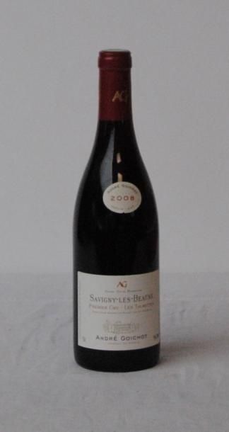 null 6 bout SAVIGNY LES BEAUNE 1ER CRU ROUGE LES TALMETTES DOMAINE ANDRE GOICHOT...