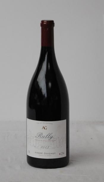 null 4 mag BOURGOGNE ROUGE RULLY DOMAINE GOICHOT 2013