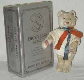 null « DICKY 1930 » Blanc H 25 cm , edition de 9000 exemplaires. (1992) En boîte...