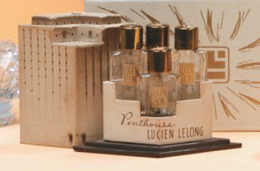 Lucien Lelong « Penthouse » - (années 1950) Amusant coffret en carton gainé de papier...