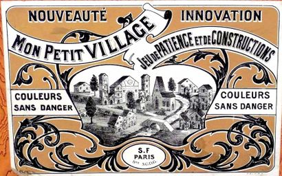 null « Mon Petit Village » très beau jeu d'architecture en boîte d'origine par la...